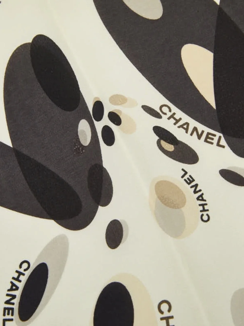 Chanel Hearts and Dots Scarf